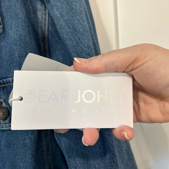 ANTHROPOLOGIE DEAR JOHN DENIM JACKET XL - Picture 8 of 11